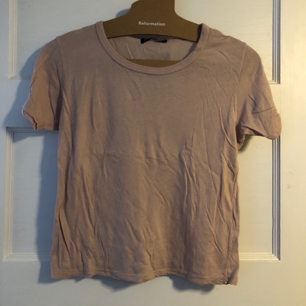 Blush colored Brandy Melville tshirt - new w tags